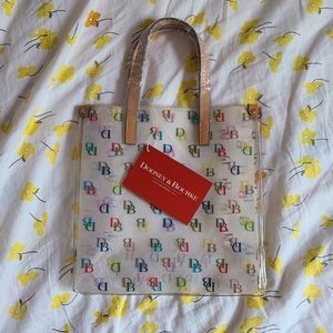 NWT! Clear lunch bag Dooney & Bourke